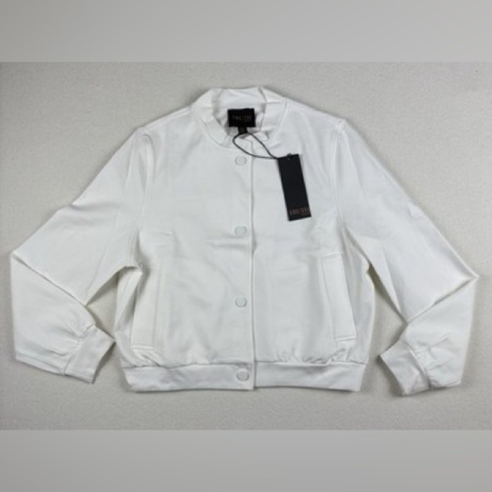 Trendy Ivory Women's Bomber Jacket